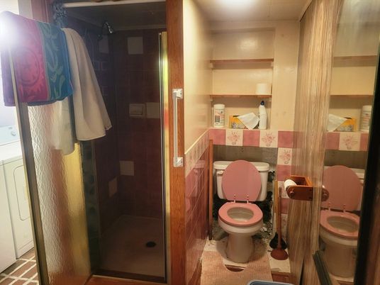 Bathroom, Glass Shower, Interior