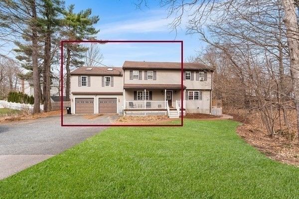 Attached, Backyard, Exterior, Facade, Raised Ranch