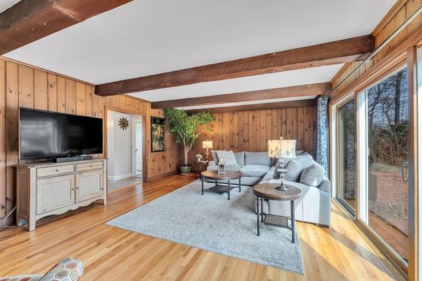 Interior, Living room, Wooden Beams, Wood Texture Flooring, Wooden Walls