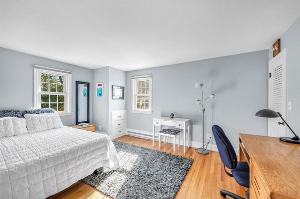 Bedroom, Home Office, Interior, Wood Texture Flooring