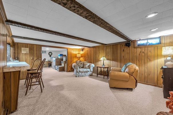Interior, Recessed Lighting, Wooden Walls