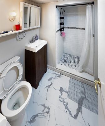 Bathroom, Dual Sink Vanities, Interior, Marble
