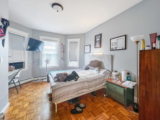 Bedroom, Interior, Wood Texture Flooring