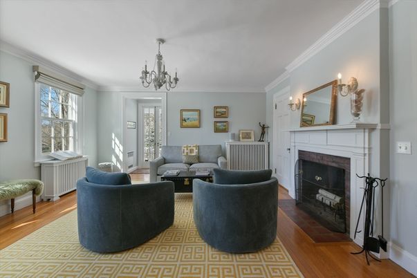 Chandelier, Fireplace, Interior, Living room, Wood Texture Flooring