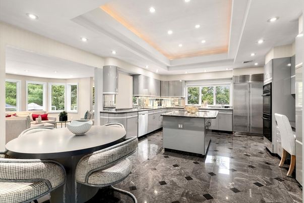 Interior, Kitchen, Recessed Lighting, Stainless Steel Appliances