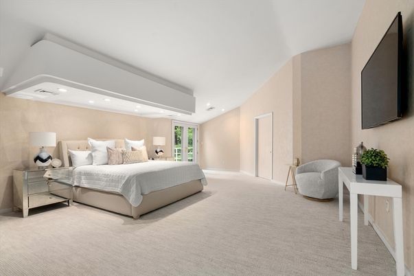 Bedroom, Interior, Recessed Lighting
