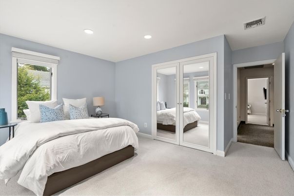 Bedroom, Interior, Recessed Lighting