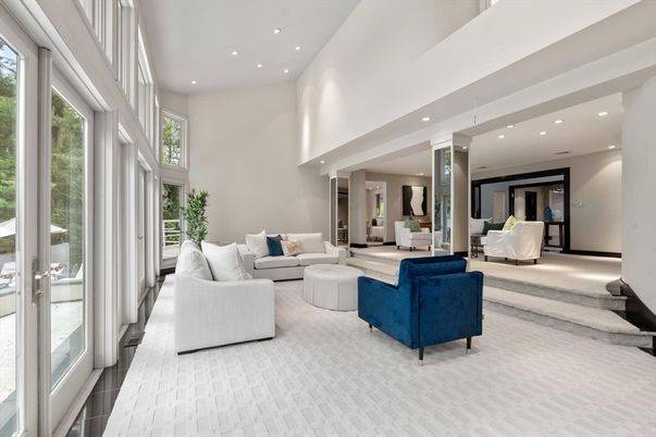 Interior, Living room, Recessed Lighting