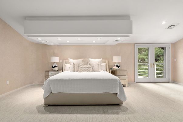 Bedroom, Interior, Recessed Lighting