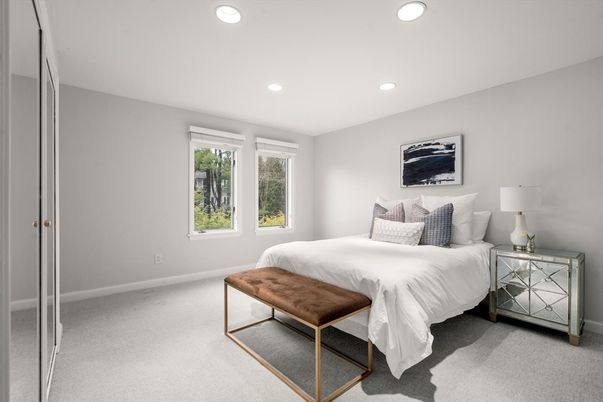Bedroom, Interior, Recessed Lighting