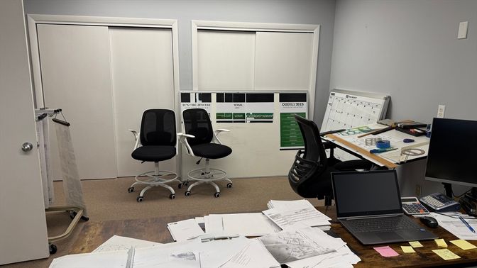 Home Office, Interior, Wood Texture Flooring
