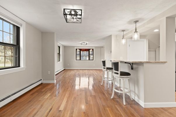 Interior, Pendant Lights, Wood Texture Flooring