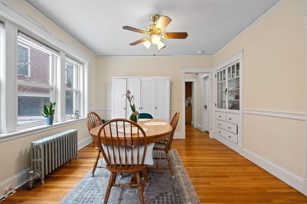 Dining room, Interior, Wood Texture Flooring