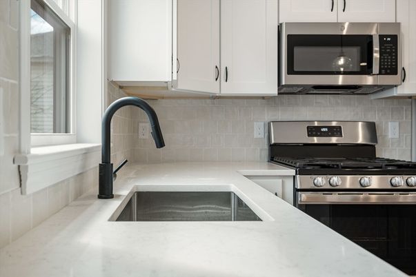 Interior, Kitchen, Pendant Lights, Stainless Steel Appliances