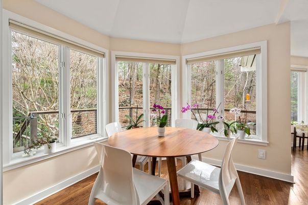 Dining room, Interior, Wood Texture Flooring