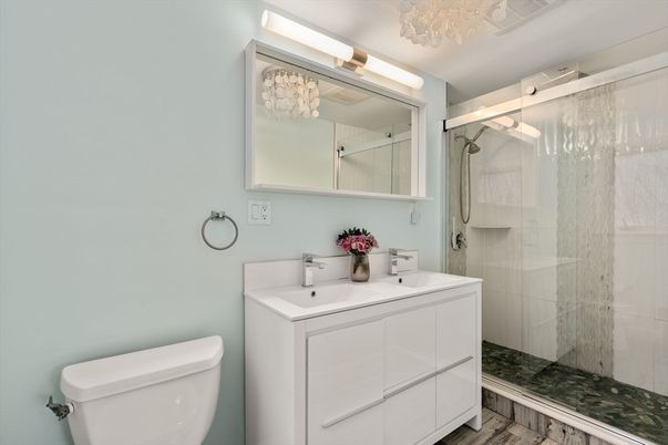 Bathroom, Glass Shower, Interior