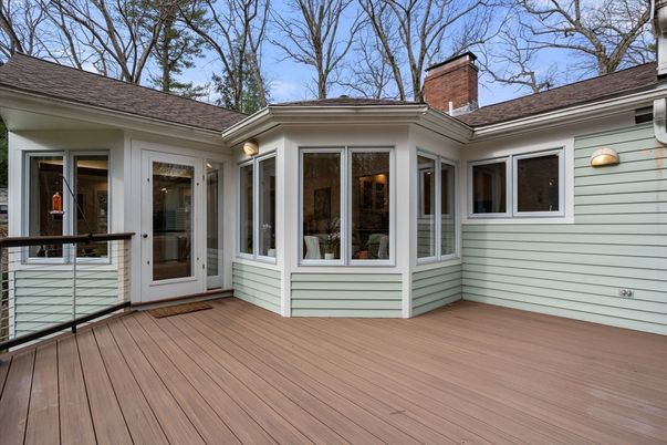 Exterior, Wood Texture Flooring