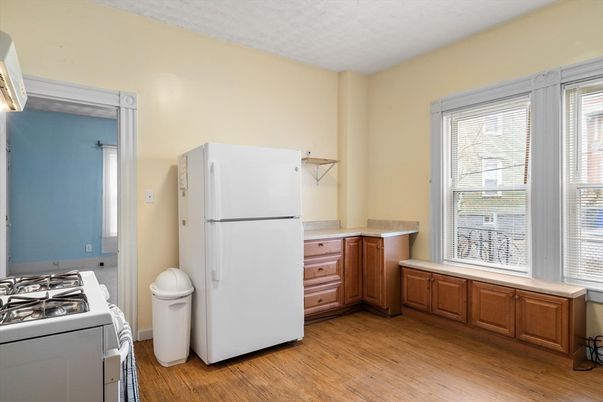 Interior, Kitchen, Wood Texture Flooring