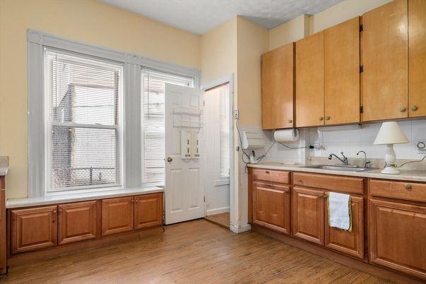Interior, Kitchen, Wood Texture Flooring