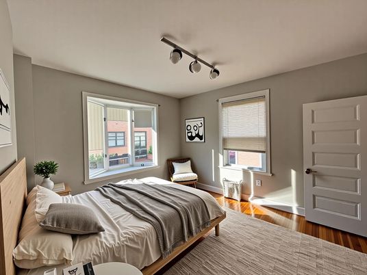 Bedroom, Interior, Wood Texture Flooring