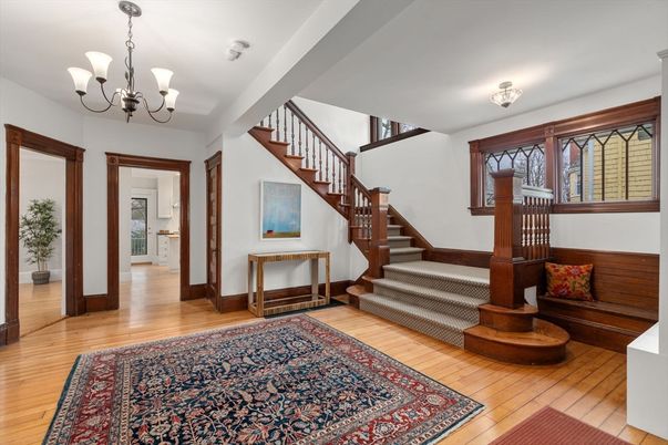Chandelier, Interior, Wood Texture Flooring