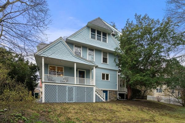 Backyard, Exterior, Facade, Queen Anne Victorian