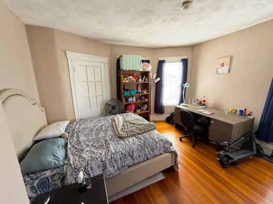 Bedroom, Home Office, Interior, Wood Texture Flooring