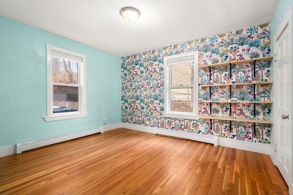 Empty room, Interior, Wood Texture Flooring