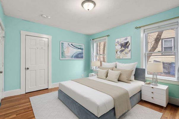 Bedroom, Interior, Wood Texture Flooring