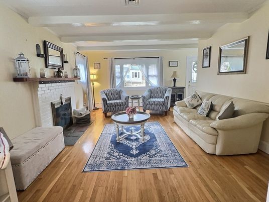 Fireplace, Interior, Living room, Wood Texture Flooring