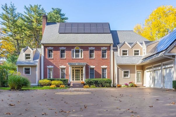 Attached, Exterior, Facade, Brick Facade, Solar Panels, Georgian