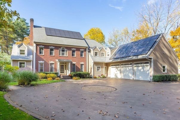 Attached, Exterior, Facade, Brick Facade, Solar Panels, Georgian