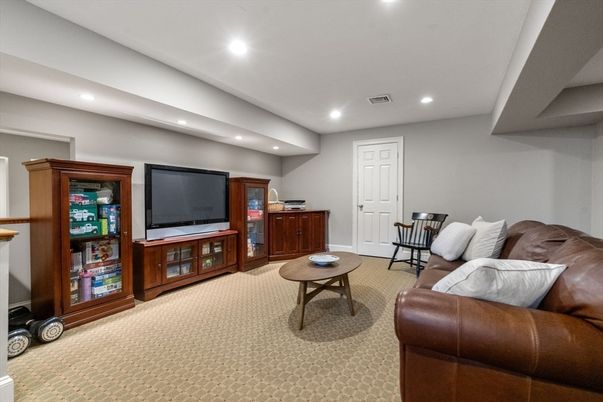 Interior, Living room, Recessed Lighting