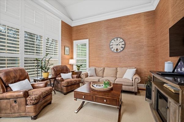 Interior, Living room, Stone Walls