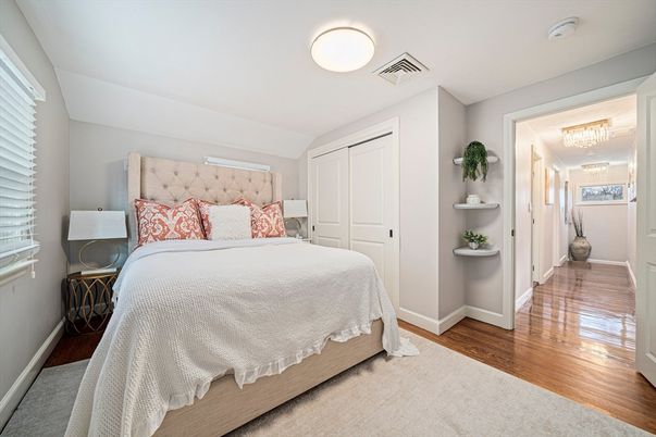 Bedroom, Interior, Wood Texture Flooring