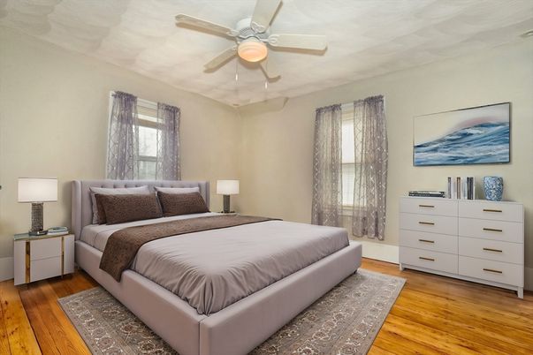 Bedroom, Interior, Wood Texture Flooring