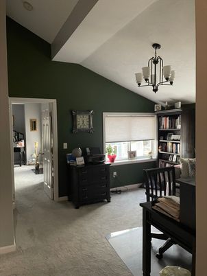 Chandelier, Home Office, Interior