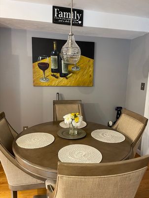 Dining room, Interior, Wood Texture Flooring