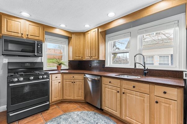 Interior, Kitchen, Recessed Lighting, Stainless Steel Appliances