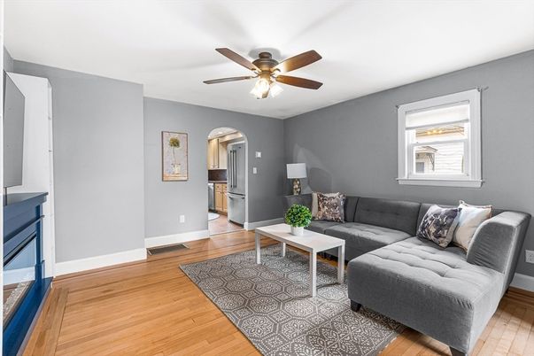 Interior, Kitchen, Living room, Wood Texture Flooring