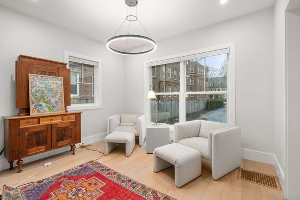 Interior, Pendant Lights, Recessed Lighting, Wood Texture Flooring