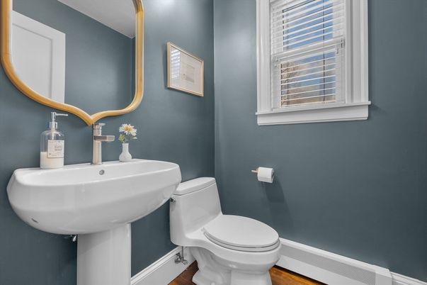 Bathroom, Interior, Wood Texture Flooring