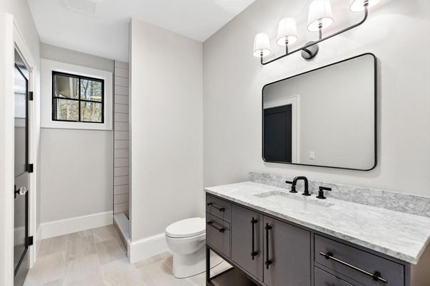 Bathroom, Interior, Wood Texture Flooring