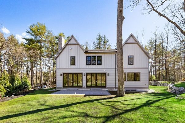 Attached, Backyard, Exterior, Facade, Farmhouse