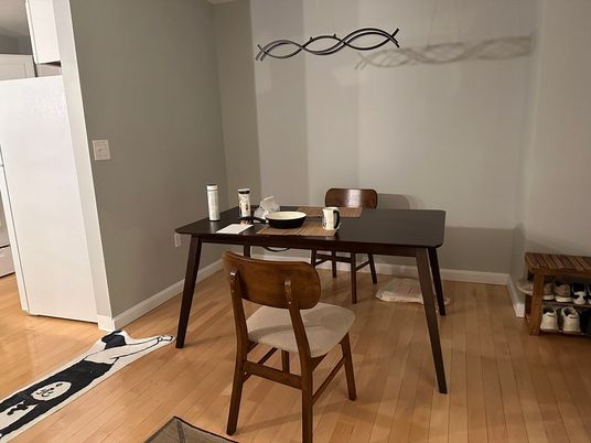 Dining room, Interior, Wood Texture Flooring