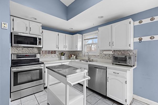 Interior, Kitchen, Recessed Lighting, Stainless Steel Appliances