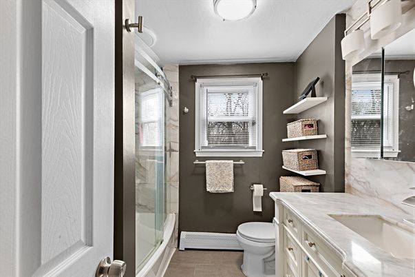 Bathroom, Glass Shower, Interior