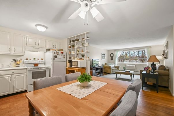 Dining room, Interior, Kitchen, Living room, Wood Texture Flooring