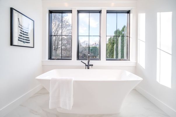 Bathroom, Free Standing Baths, Interior, Marble