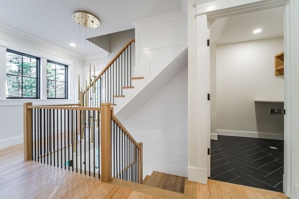 Interior, Pendant Lights, Recessed Lighting, Wood Texture Flooring